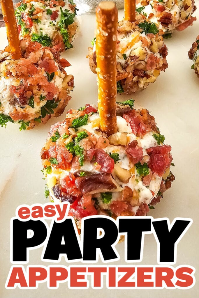 Party Food Appetizers-Cracked Out Cheeseball Bites