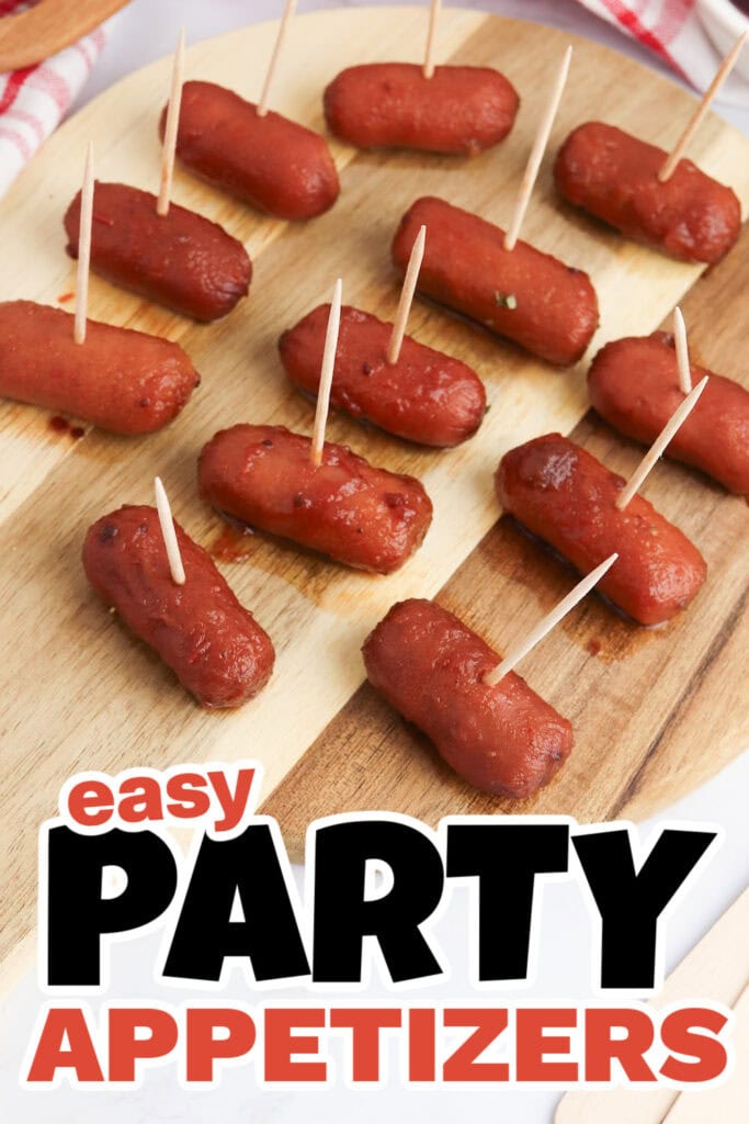 Party Food Appetizers-Cranberry Cocktail Sausages