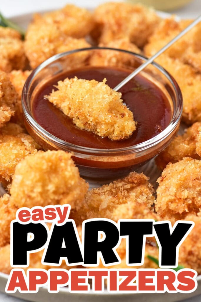 Party Food Appetizers-Popcorn Chicken Bites