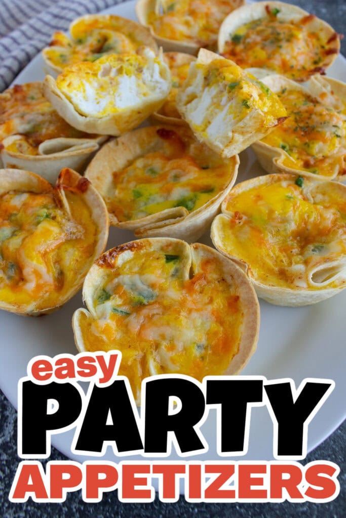 Party Food Appetizers-Three Cheese Mini Quiches
