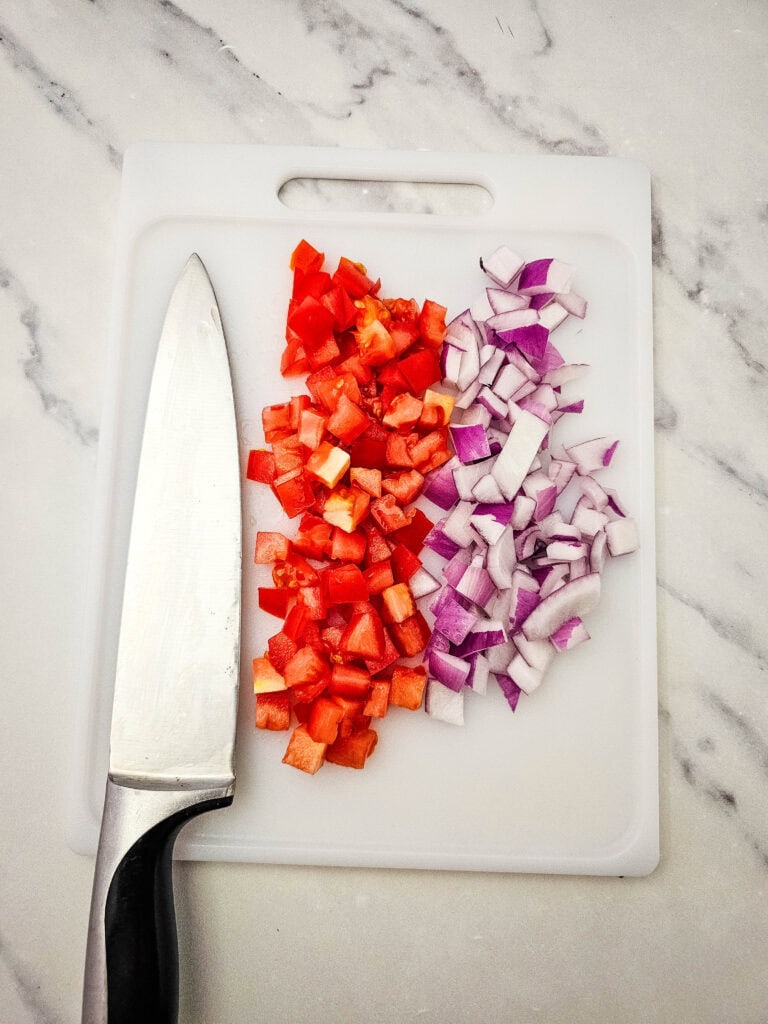 Chopped Italian Sub Salad Process Photo