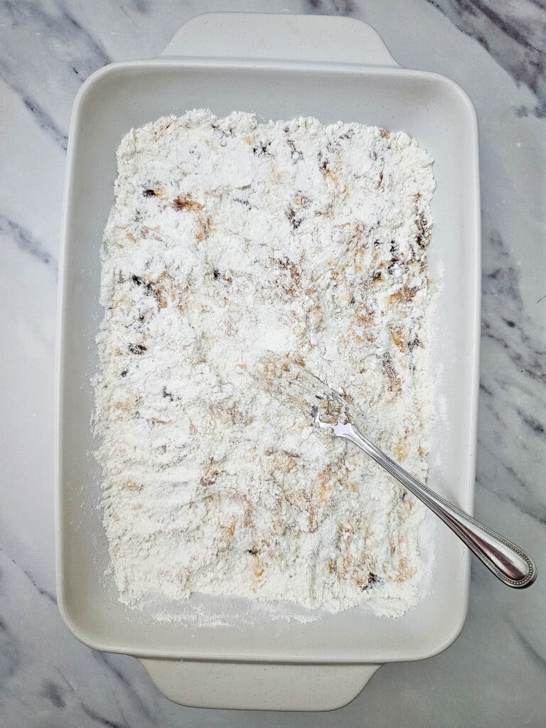 Apple Cobbler Process Photo