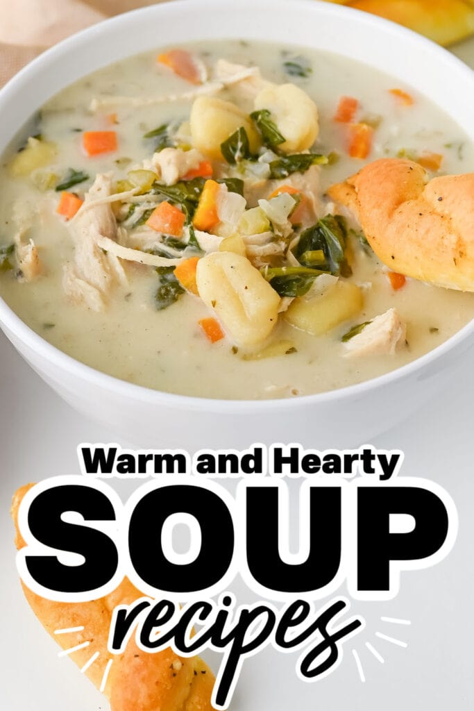 Soup Recipes - Crockpot chicken gnocchi soup