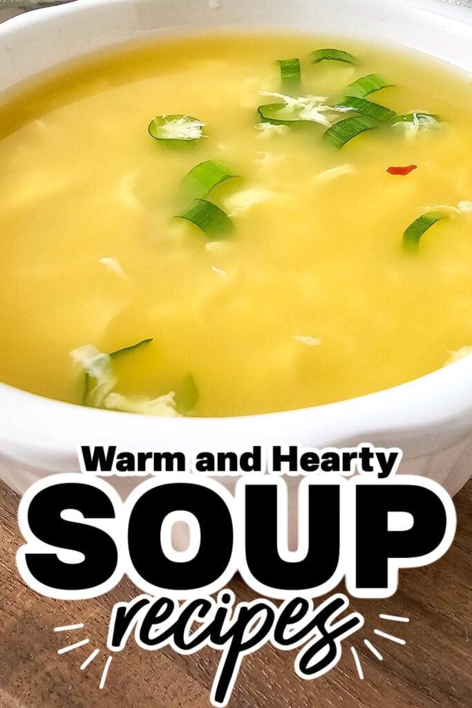 Soup Recipes -Homemade Egg Drop Soup