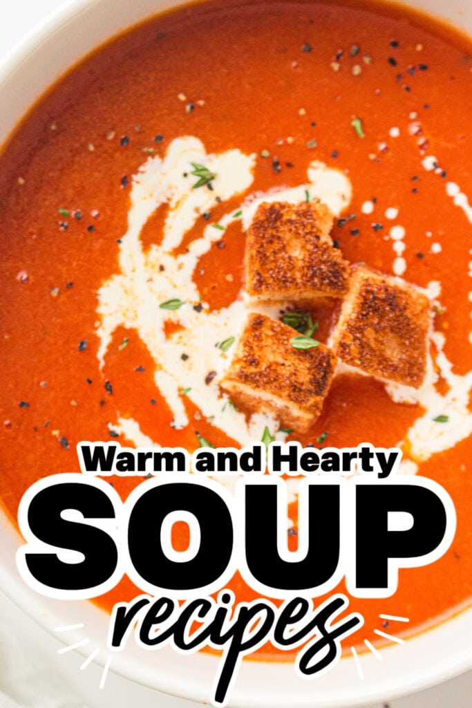 Soup Recipes - Simple Pantry Tomato Soup with Garlic and Onion
