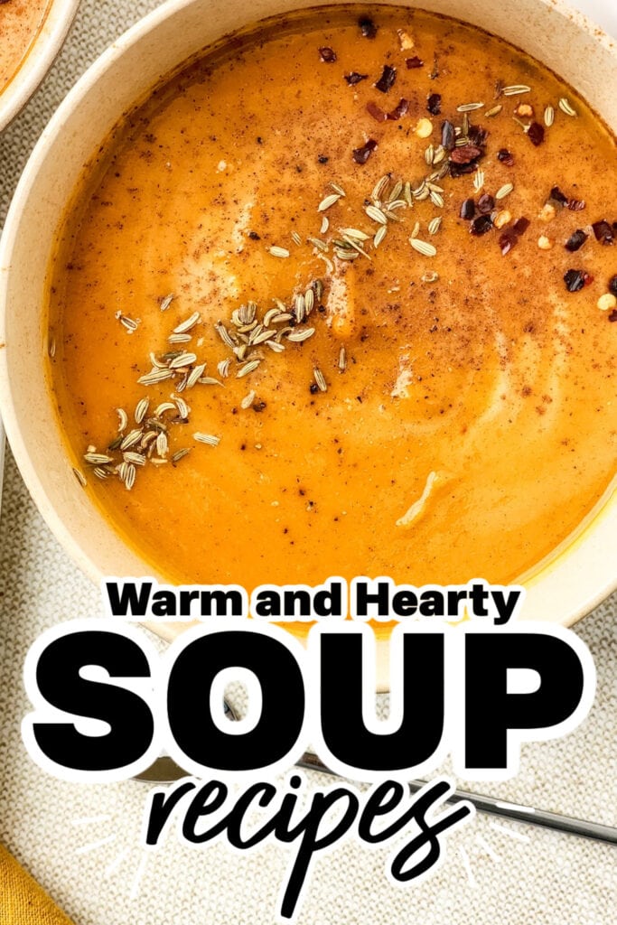 Soup Recipes - Sweet Potato and Carrot Soup