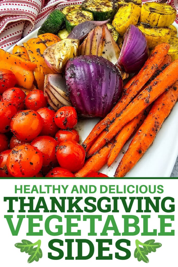 Thanksgiving Vegetable Sides - Grilled Vegetable Platter