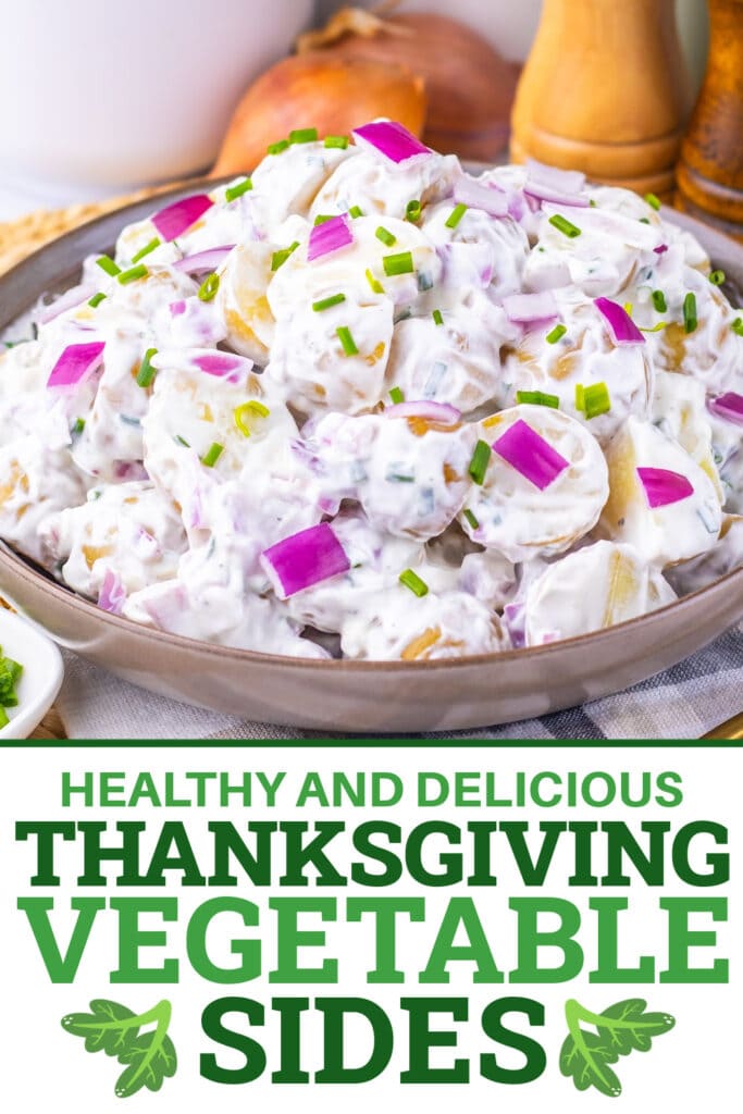 Thanksgiving Vegetable Sides - Sour Cream And Onion Potato Salad