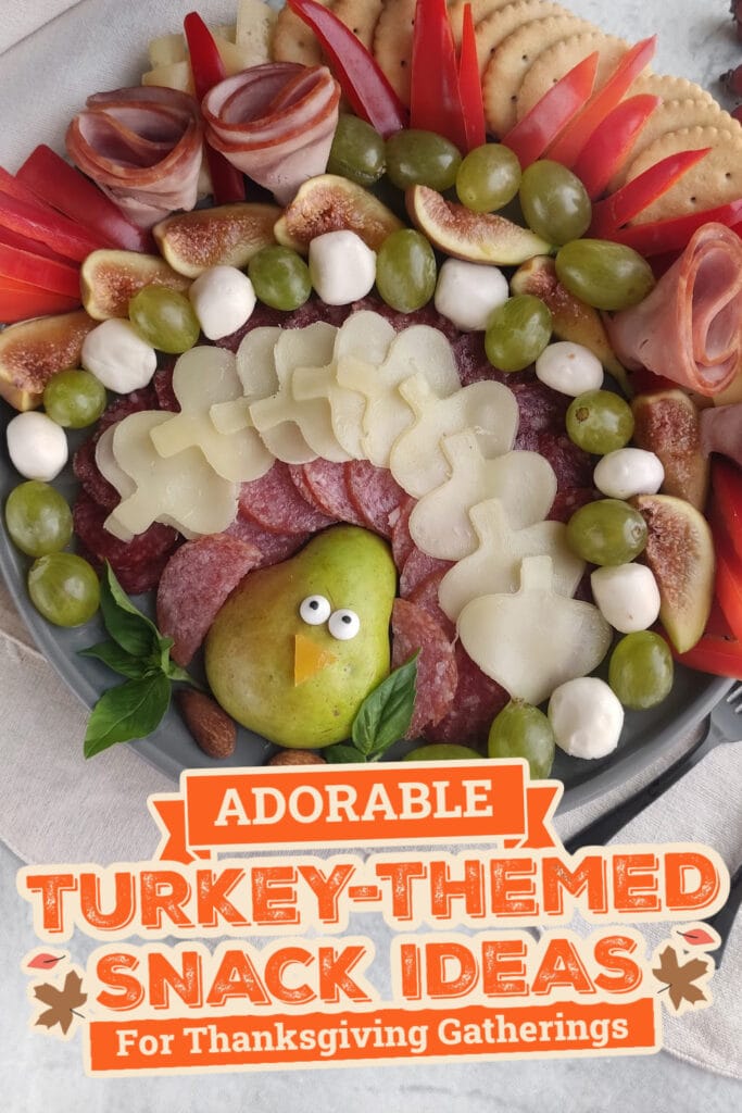 Turkey-Themed Snacks-Thanksgiving Turkey Charcuterie BoardTurkey-Themed Snacks-Thanksgiving Turkey Charcuterie Board