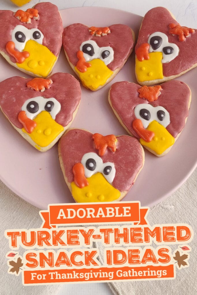 Turkey-Themed Snacks-Turkey Sugar Cookies