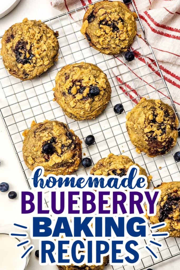 blueberry baking recipes - Blueberry Crumble Cookies