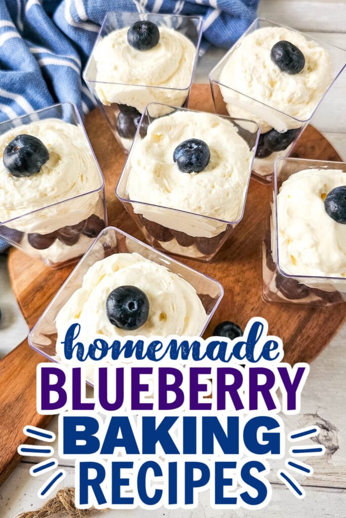 blueberry baking recipes - Blueberry Cheesecake Parfaits