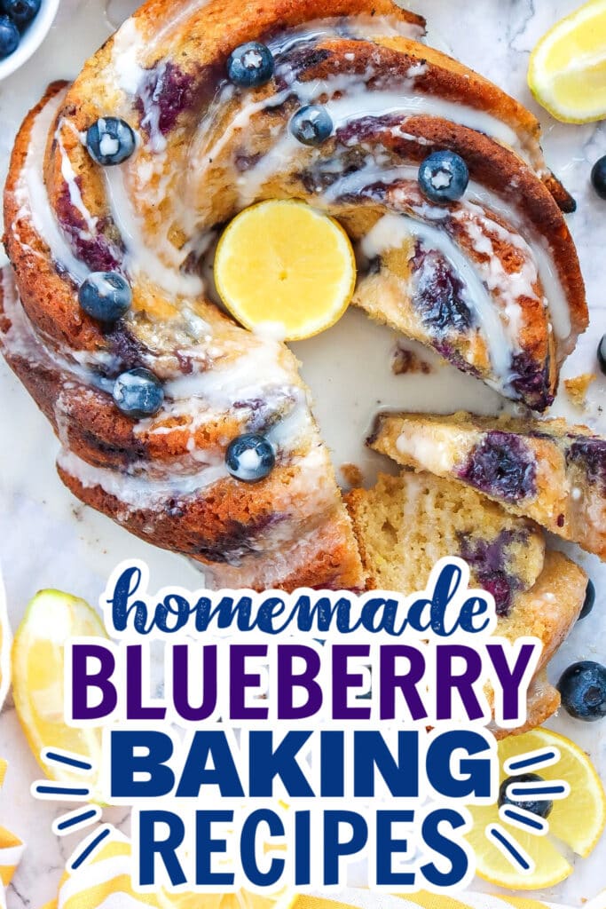blueberry baking recipes -Lemon Blueberry Bundt Cake