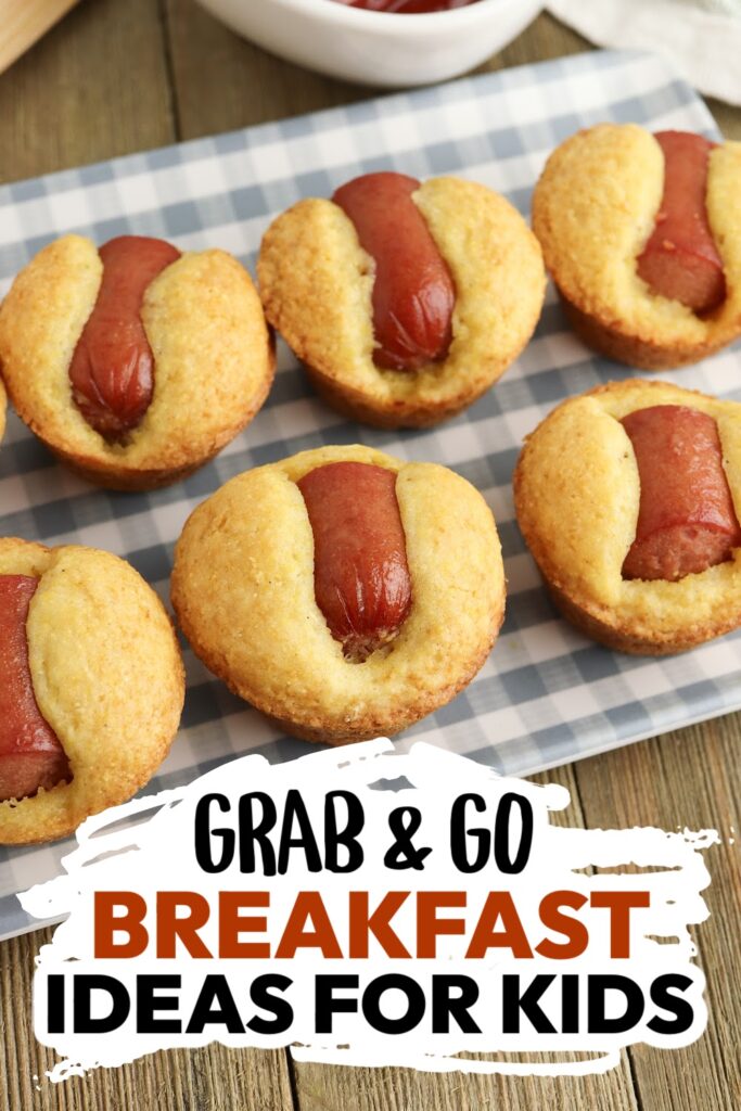 breakfast ideas for kids - corndog mini muffins