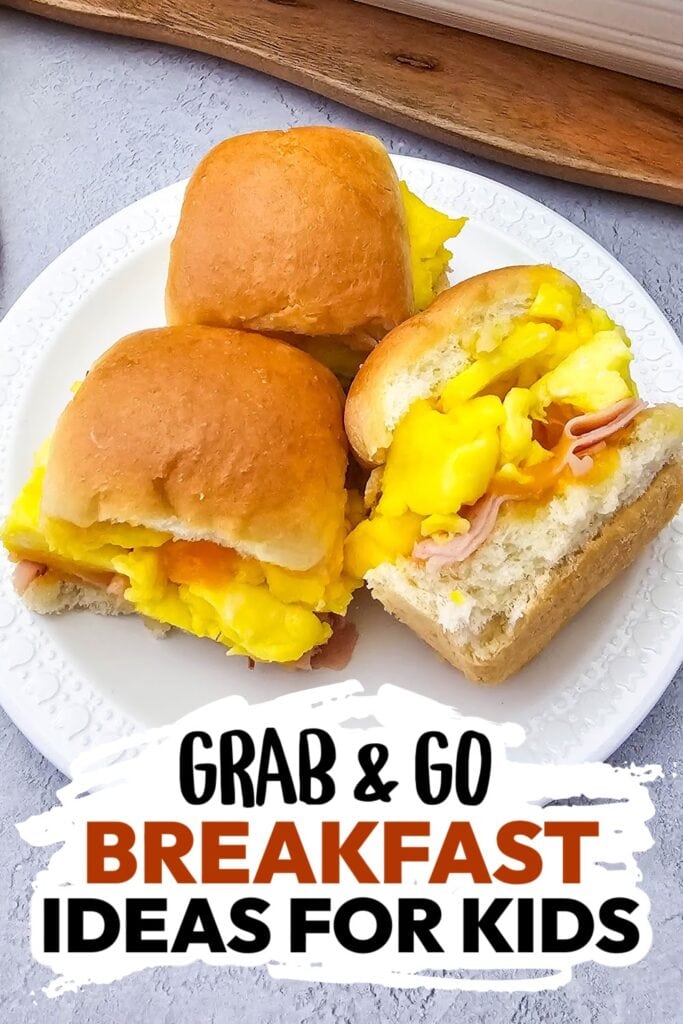 breakfast ideas for kids - ham and cheese breakfast sliders