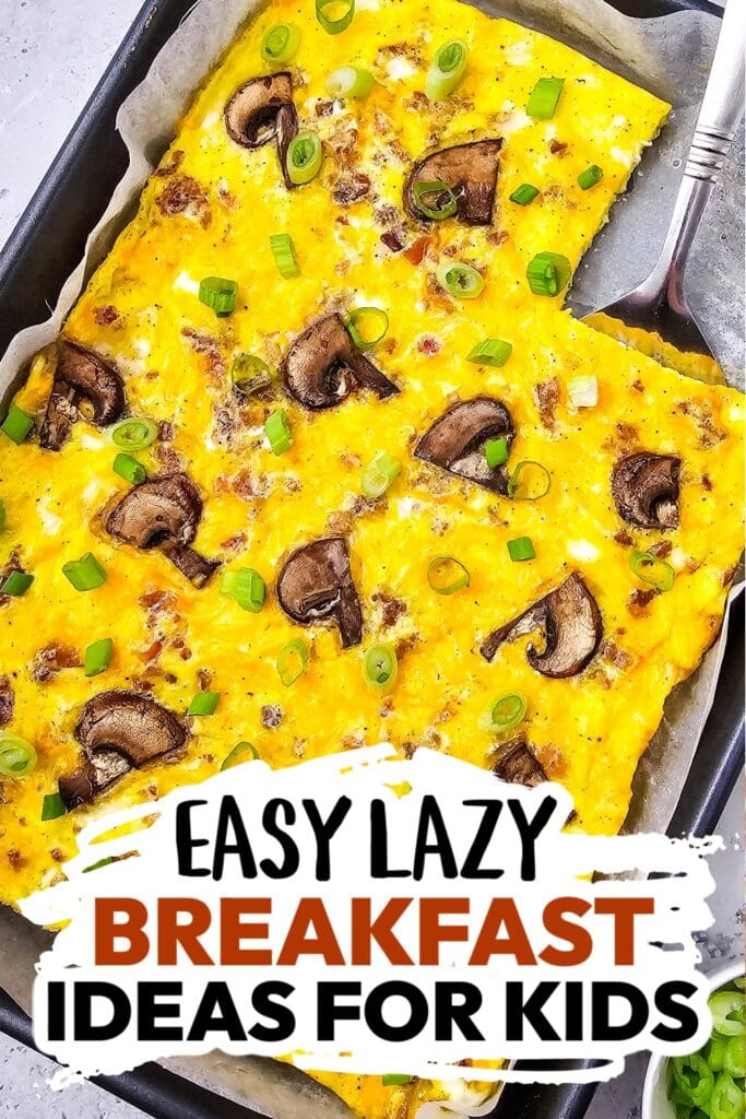 breakfast ideas for kids - sheet pan frittata