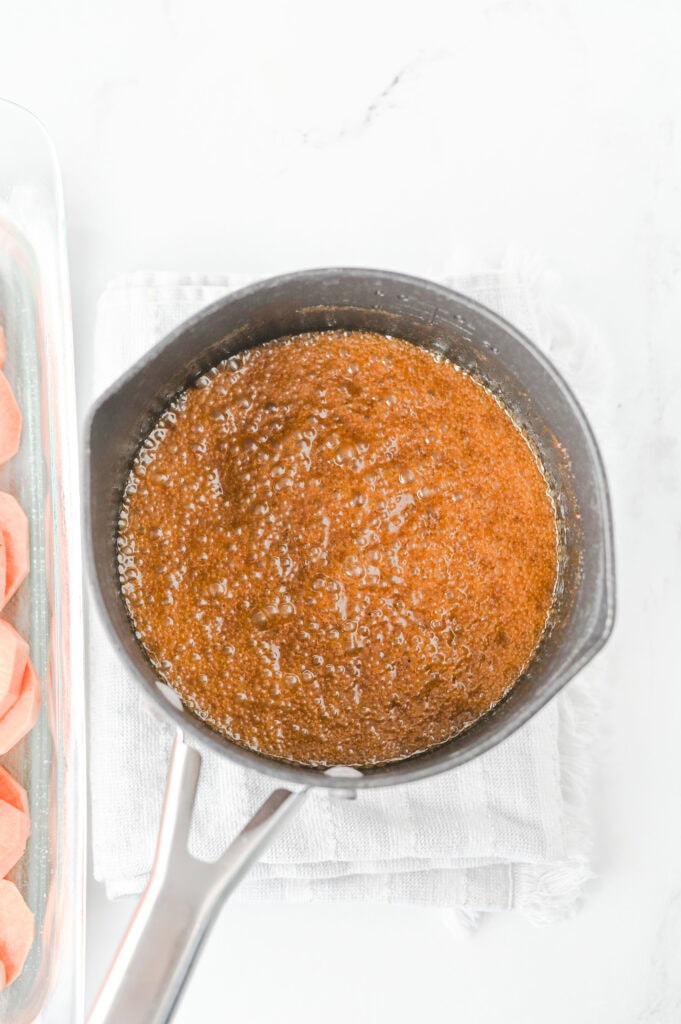 Candied Sweet Potatoes Process Photo