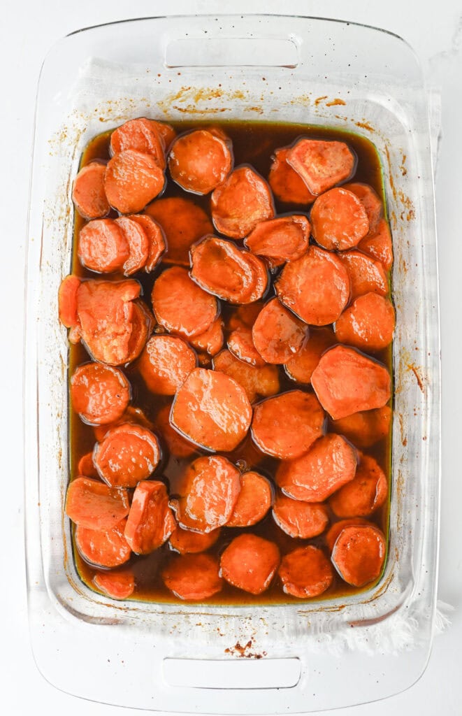 Candied Sweet Potatoes Process Photo