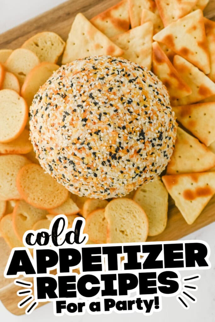 cold appetizer - Everything Bagel Cheeseball