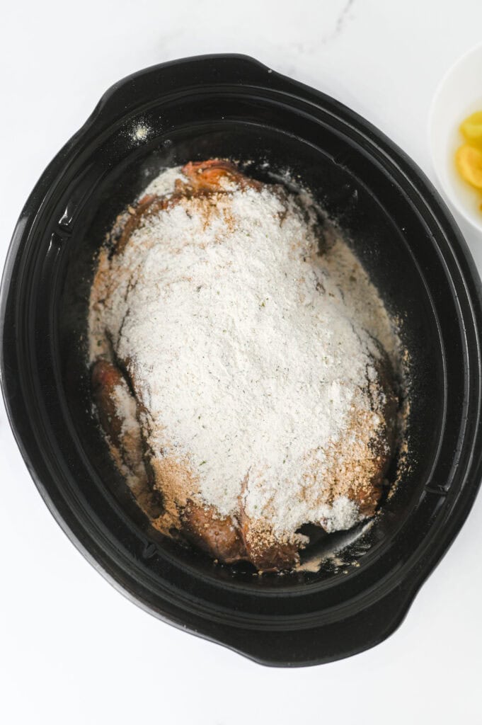 Crock Pot Mississippi Pot Roast Process Photo