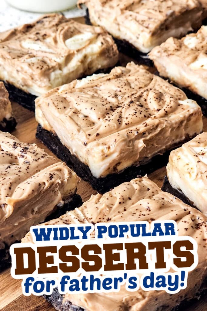 desserts for father's day - Espresso Swirl Bars