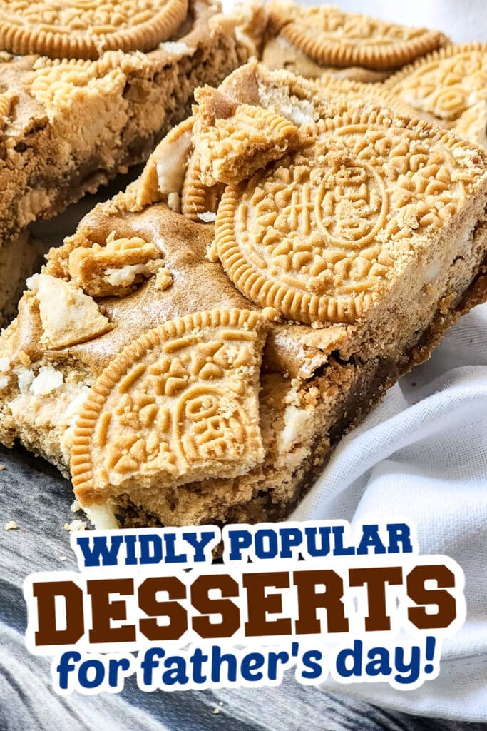 desserts for father's day - White Chocolate Golden Oreo Blondies