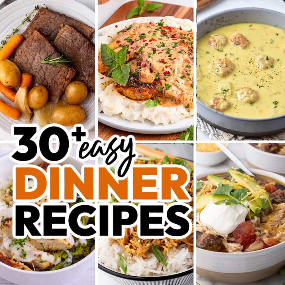 easy dinner ideas featured image