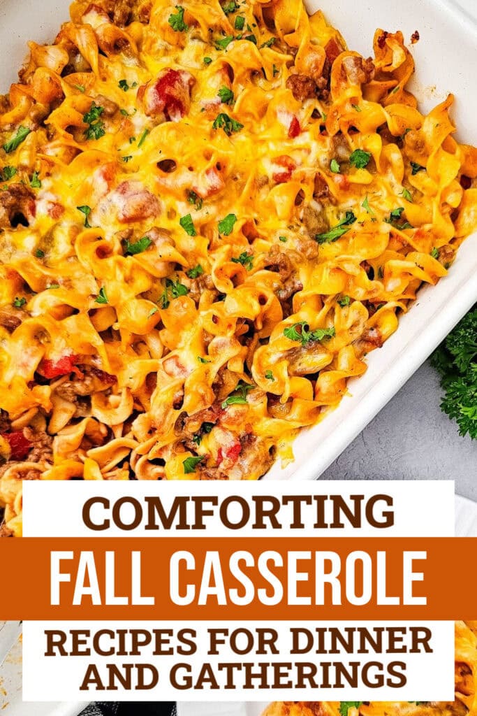 fall casserole recipes - Beef Noodle Casserole