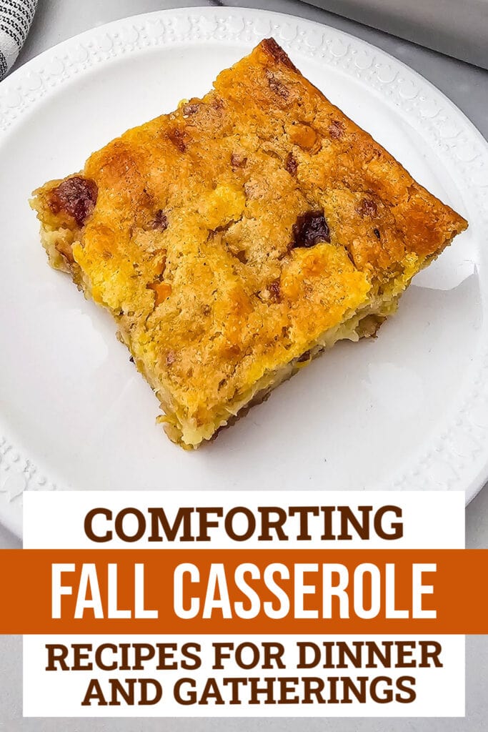fall casserole recipes - Cranberry Cornbread Casserole