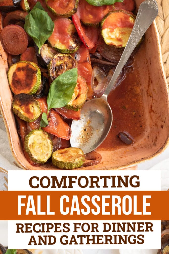 fall casserole recipes - Oven-Baked Ratatouille Casserole
