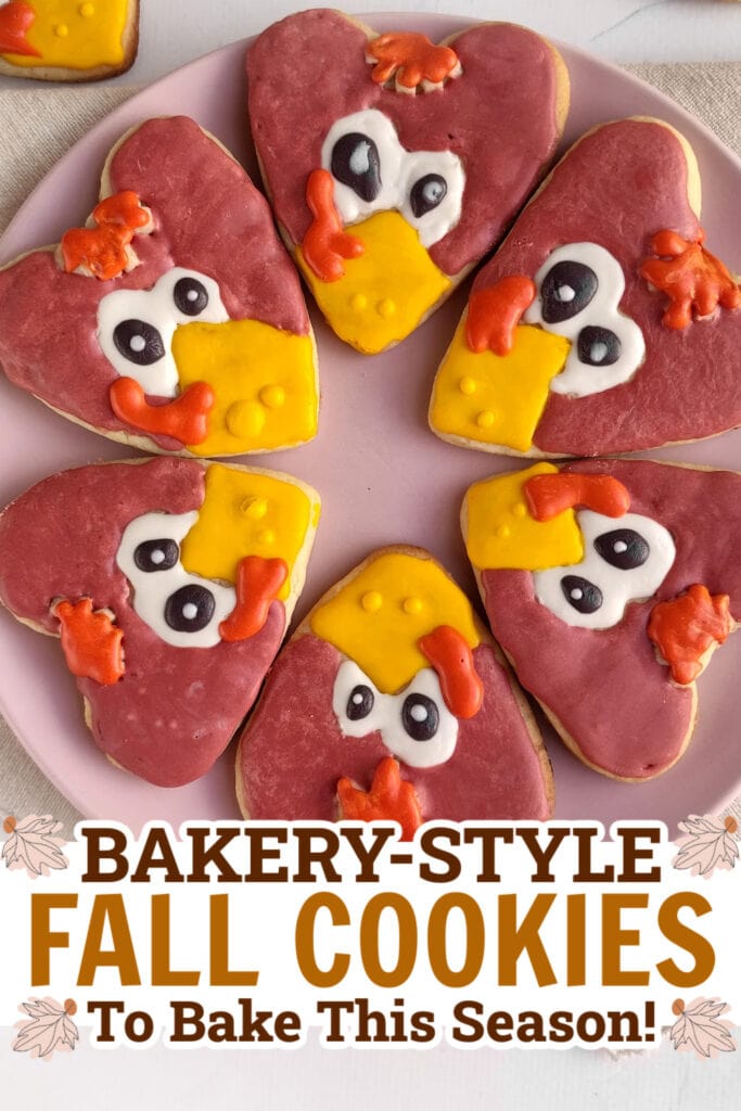 fall cookies - Turkey Sugar Cookies