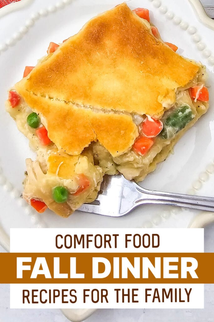 fall dinners - Chicken Pot Pie Casserole