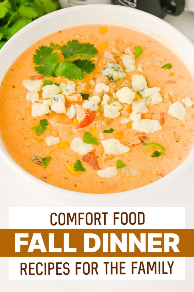 fall dinners - Crockpot Buffalo Chicken Chili