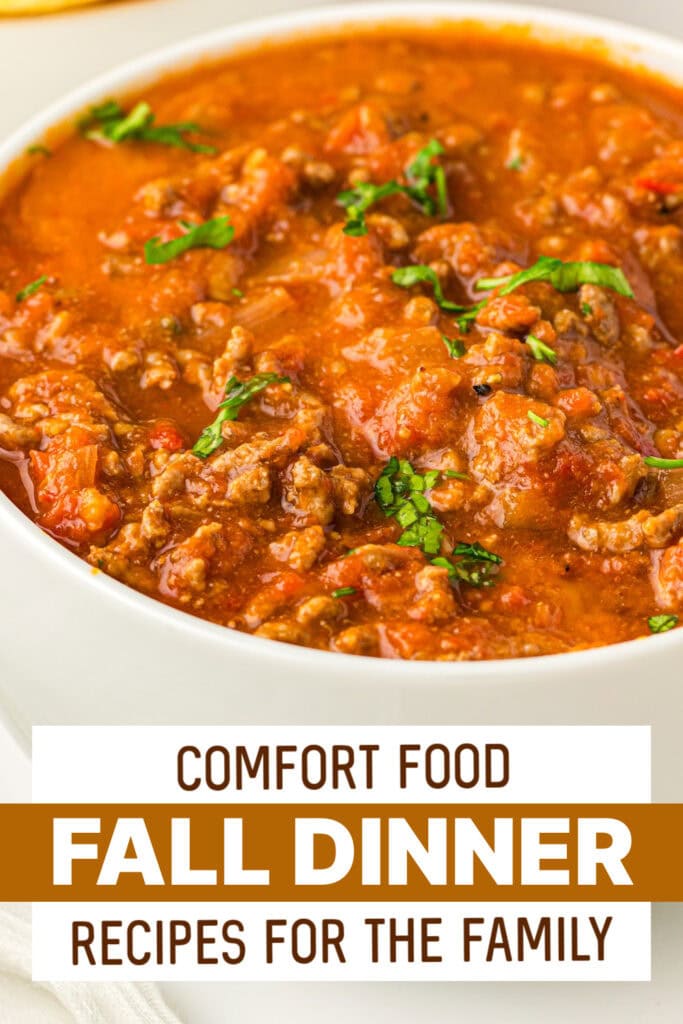 fall dinners - Ground Beef Pumpkin Chili
