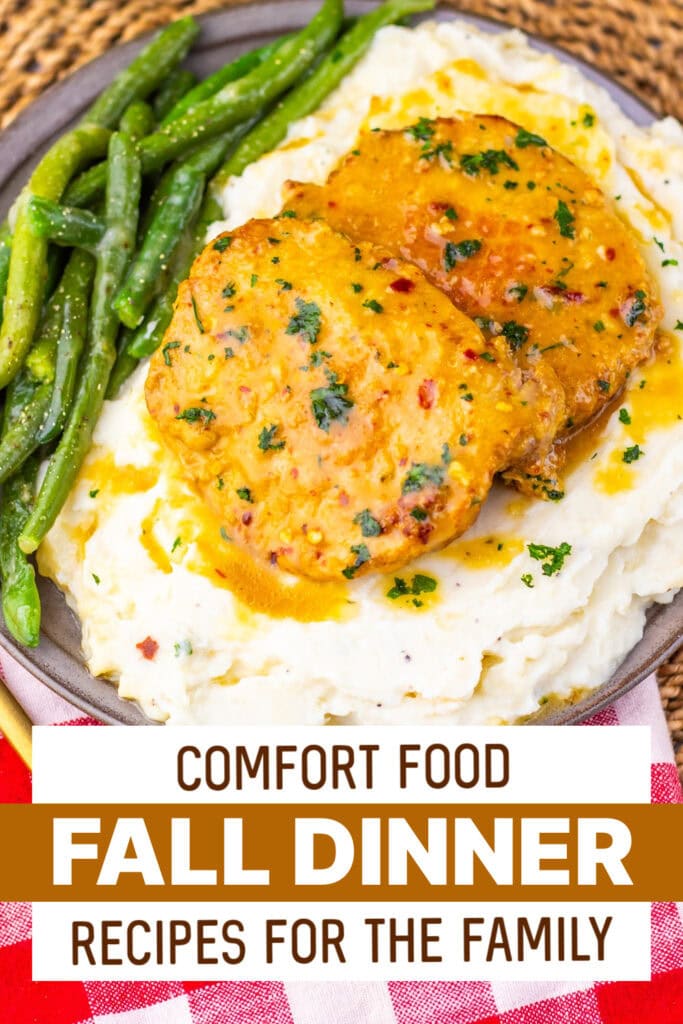 fall dinners - Maple Dijon Pork Chops