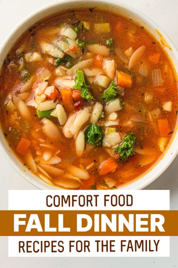 fall dinners - Slow Cooker Minestrone