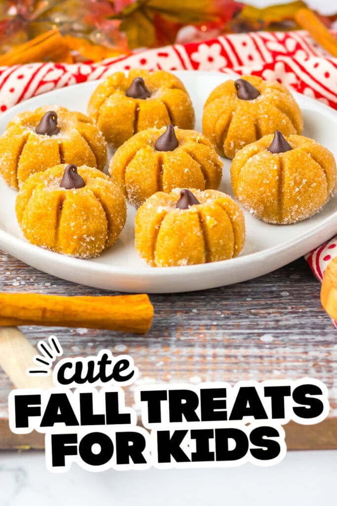 fall treats for kids - Mini Pumpkin Fudge Truffles