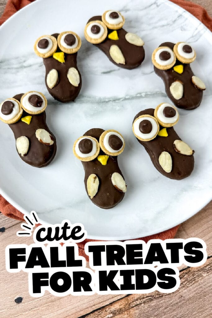 fall treats for kids - Nutter Butter Owl Cookies
