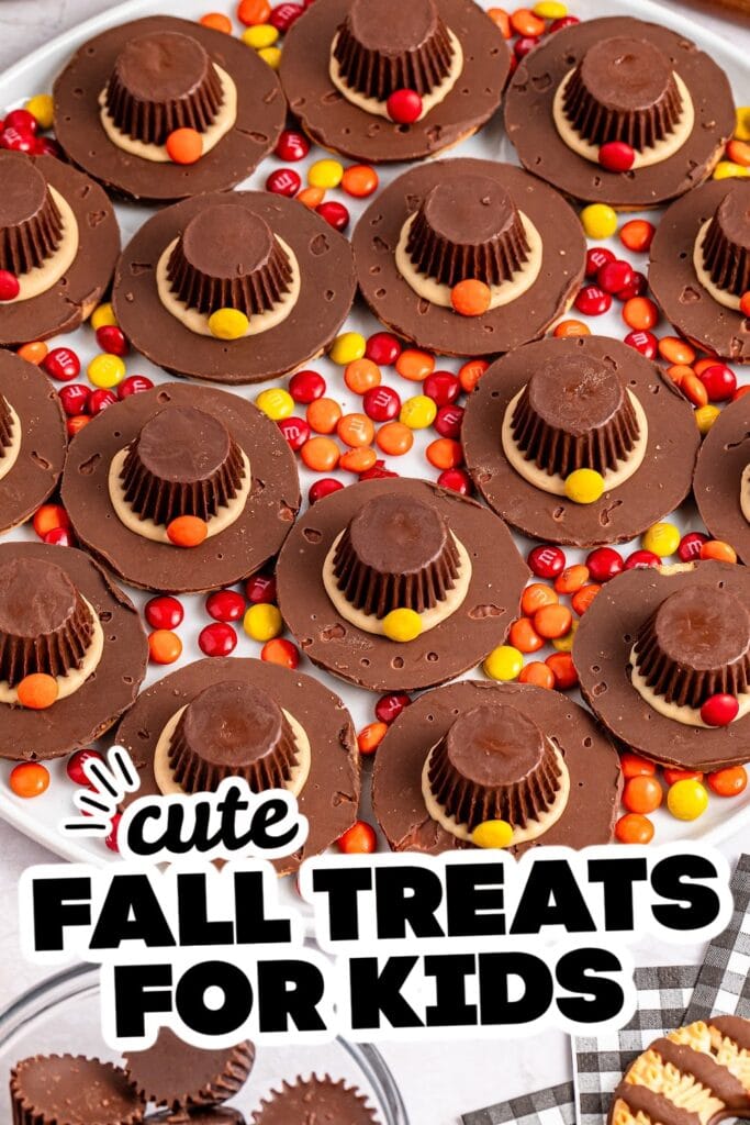 fall treats for kids - Thanksgiving Pilgrim Hat Cookies
