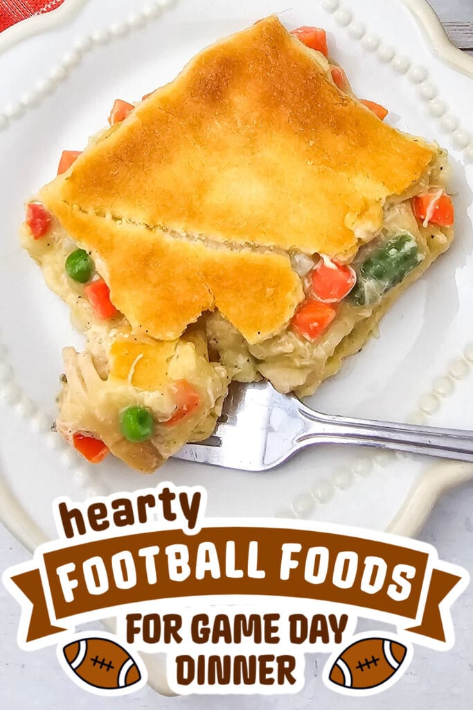 football food ideas -Chicken Pot Pie Casserole
