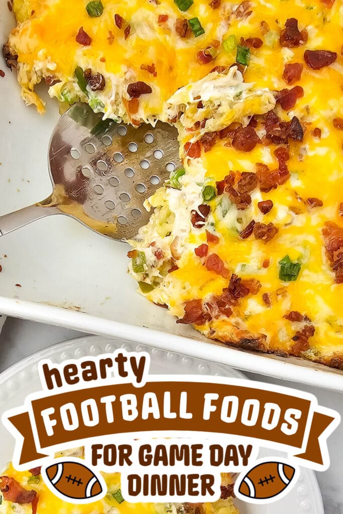 football food ideas - Cracked Out Chicken Tater Tot Casserole