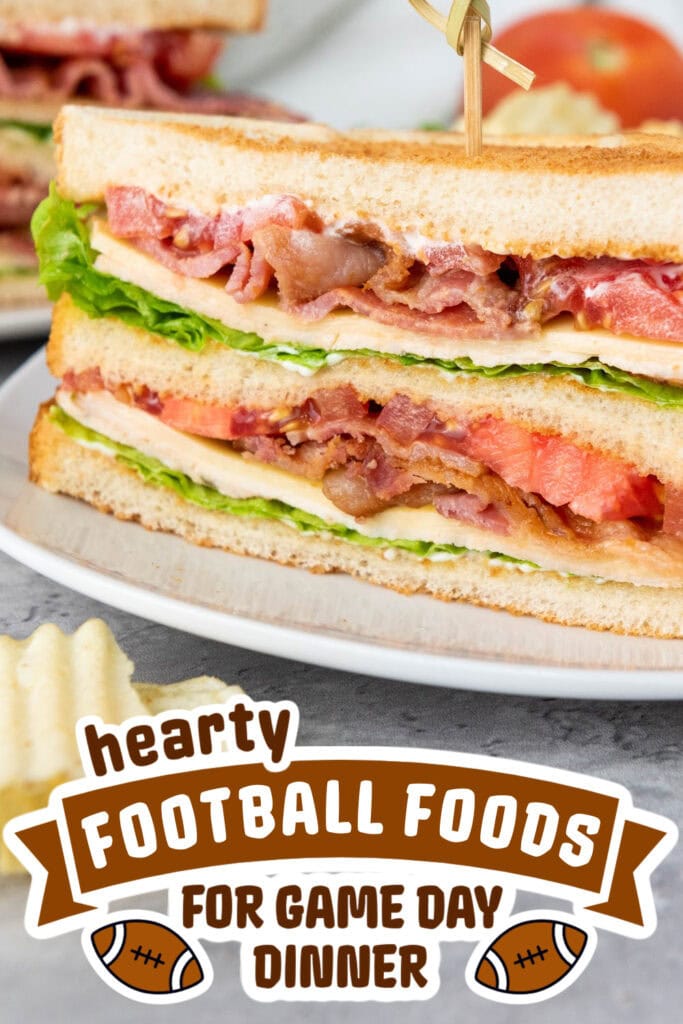 football food ideas -Homestyle Chicken & Bacon Club Sandwich
