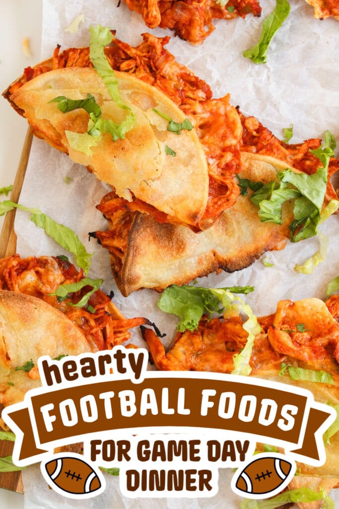 football food ideas - No-Fry Crispy Baked Chicken Tacos