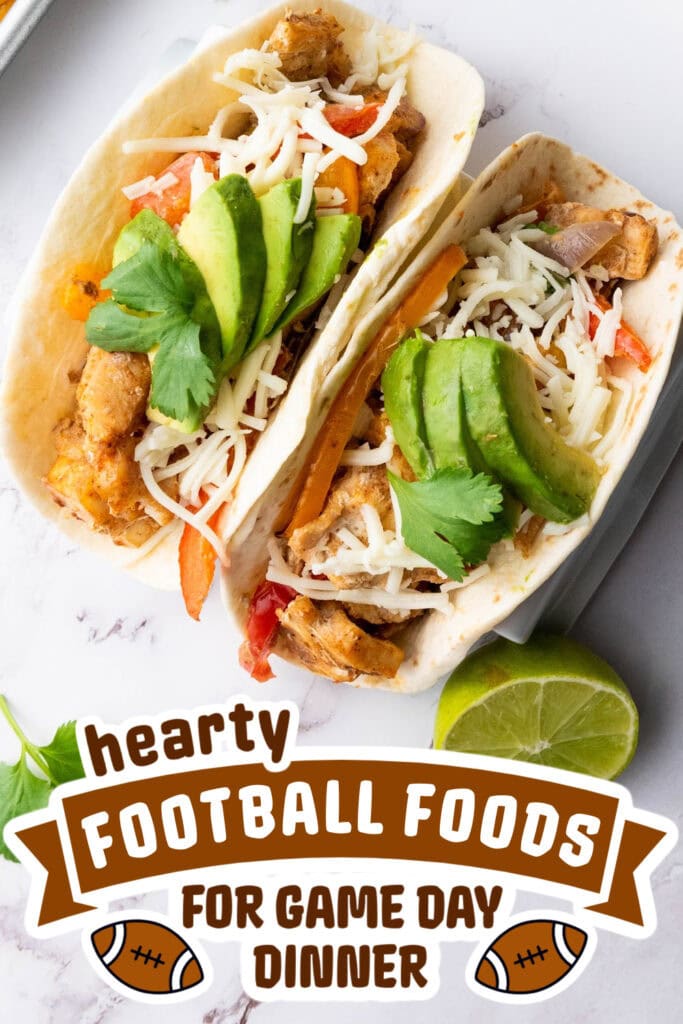 football food ideas - Sheet Pan Chicken Fajitas
