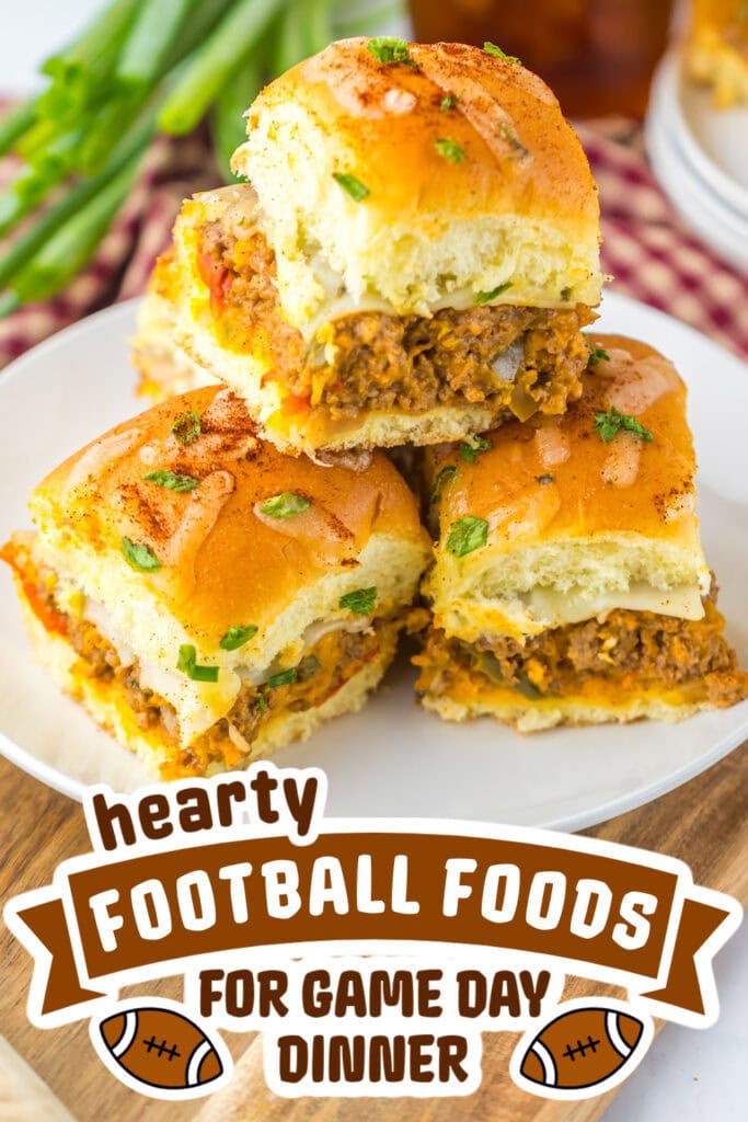 football food ideas -Sloppy Joe Enchilada Sliders