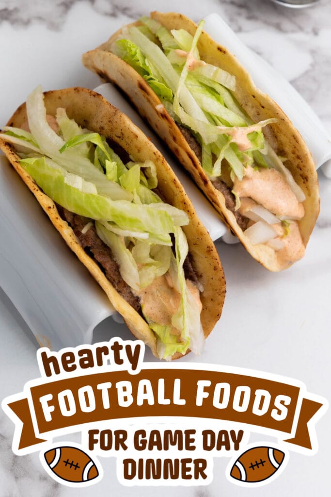 football food ideas - Smash Burger Tacos