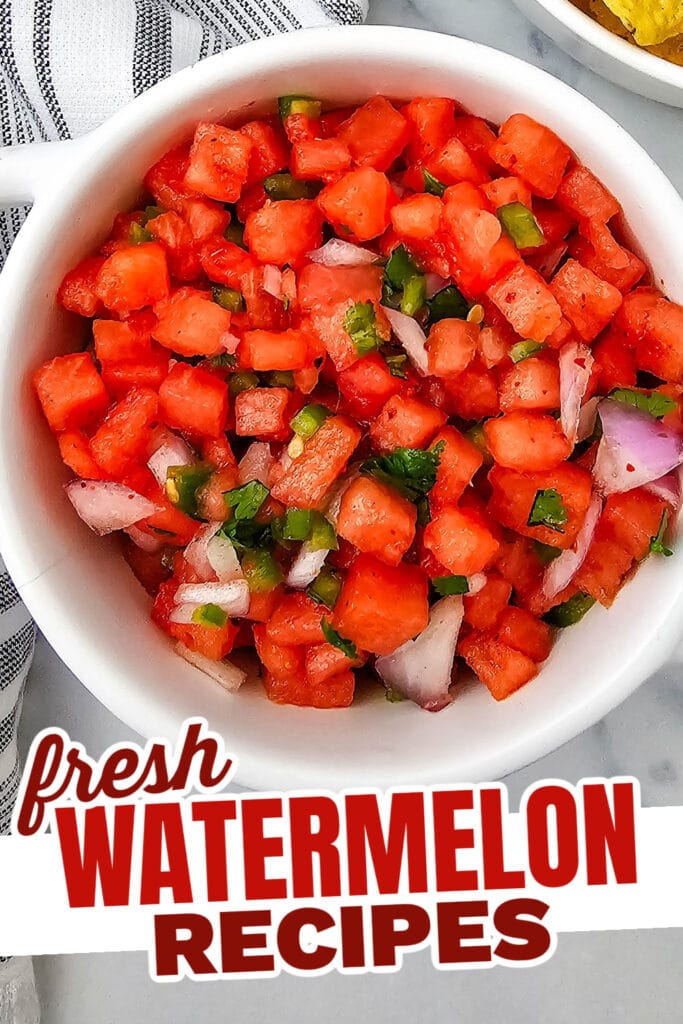 fresh watermelon recipes - Fresh Watermelon Salsa