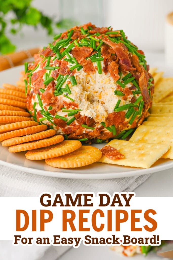 game day dips - Bacon Ranch Cheeseball