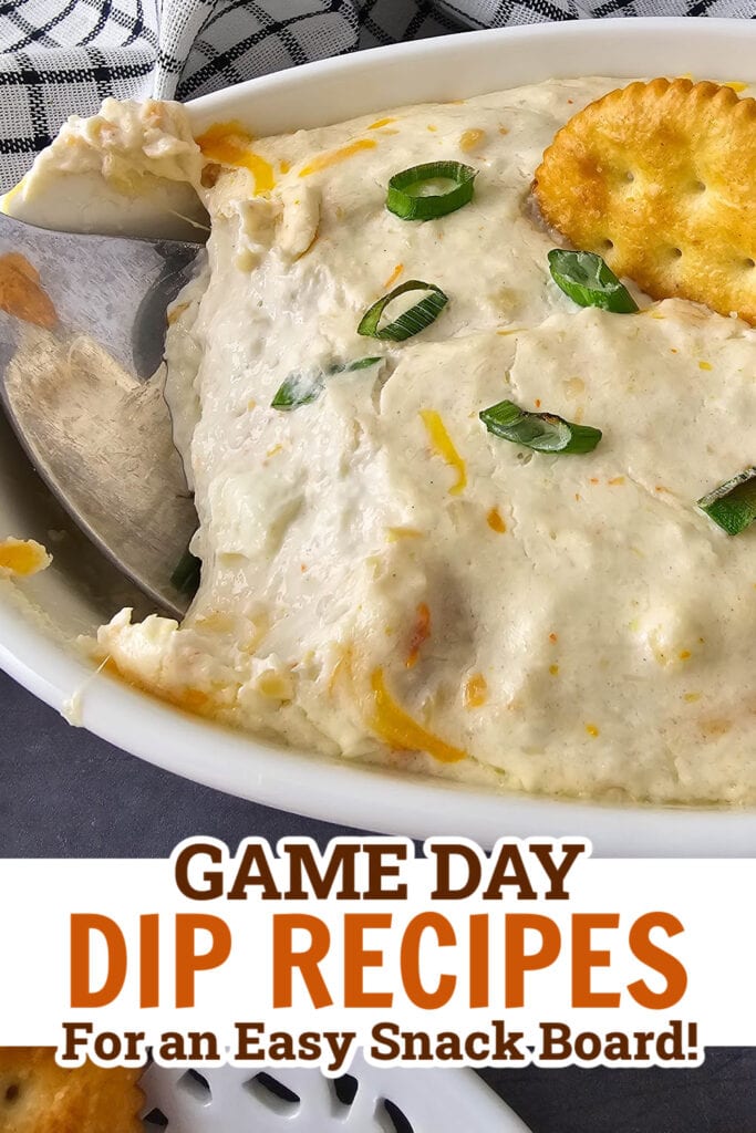game day dips - Classic Creamy Hot Seafood Dip