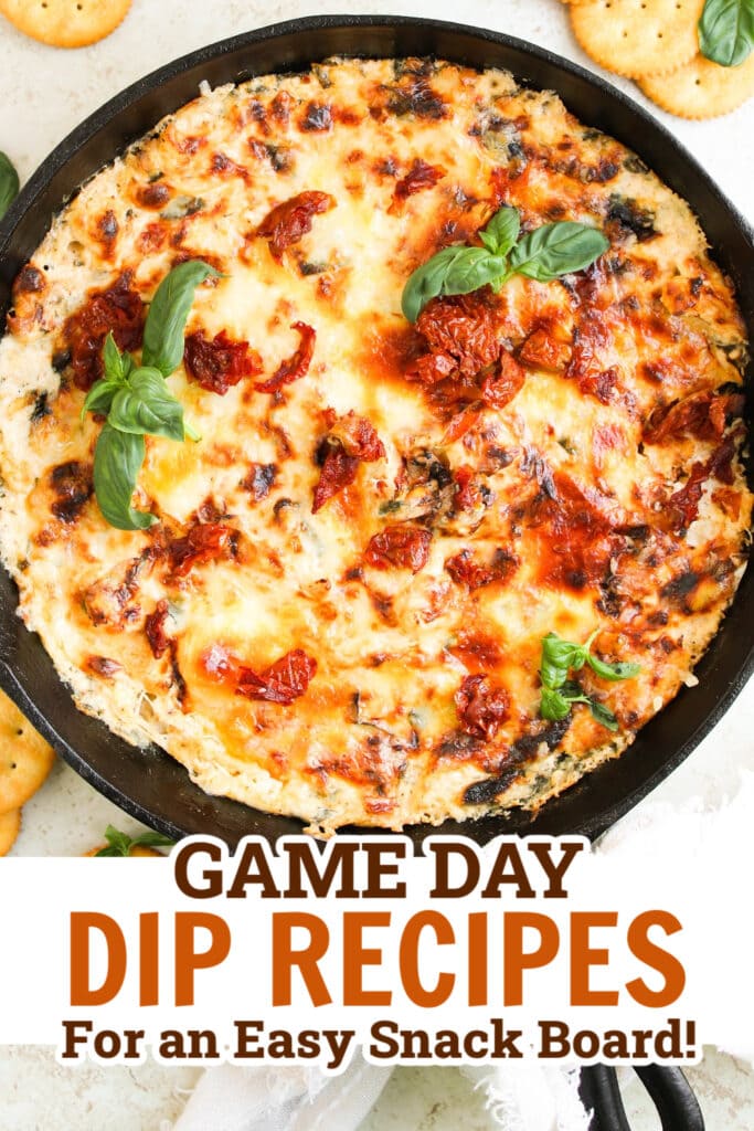 game day dips - Creamy Baked Marry Me Chicken Dip